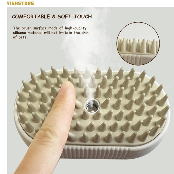 Steaming Pet Hair Brush