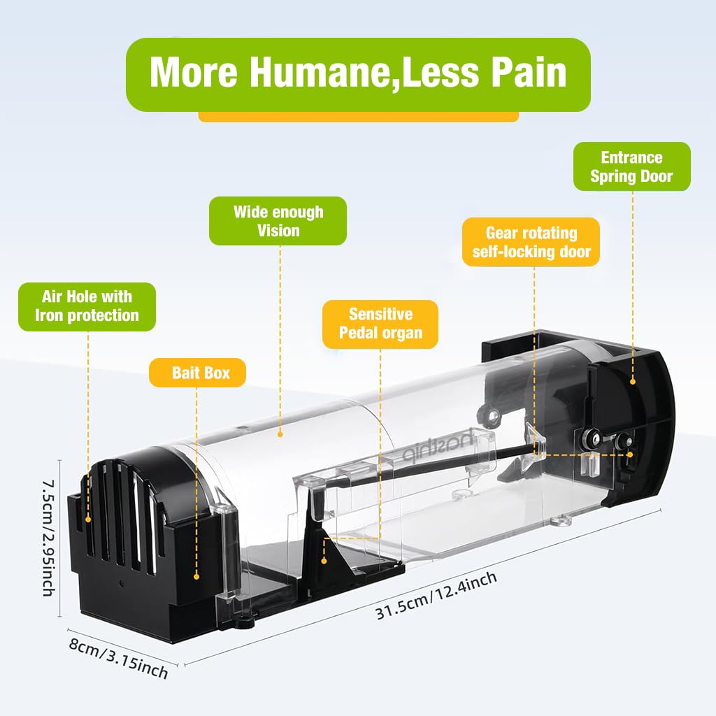 Rat Trap Cage - Humane and Reusable