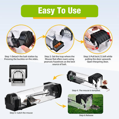 Rat Trap Cage - Humane and Reusable