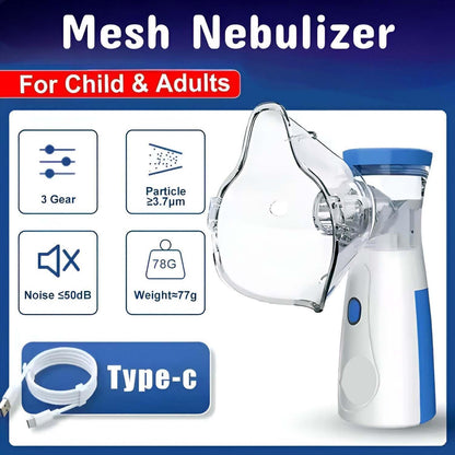 Portable Nebulizer Machine for Kids and Adults