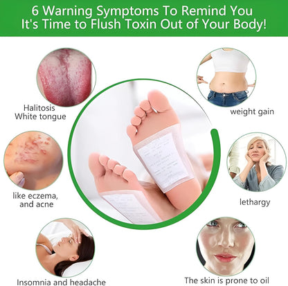 Detox Foot Pad Patches [Buy 1 Get 1] - 20 Patches - For Weight-Loss & Stress Relief